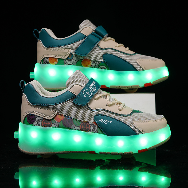 Running Shoes - Детские роликовые кроссовки с 4 колесами,